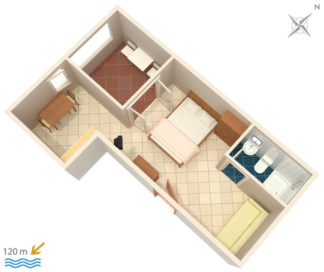 Apartments By The Sea Suha Punta, Rab - 5050 Kampor Екстер'єр фото